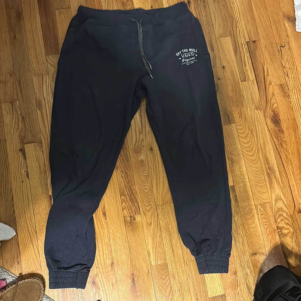 Vans Navy Blue Joggers-SLIM,Large